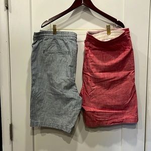 COPY - COPY - Two men’s sz L Banana Republic drawstring shorts
